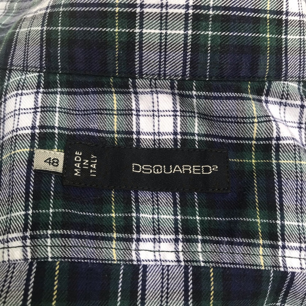 Dsquared2 Multi Plaid Button Down Shirt - Picture 6 of 8